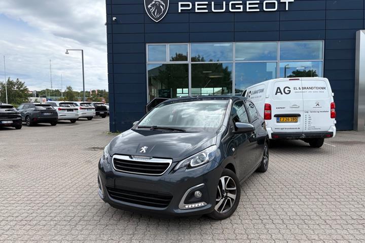 Rød Peugeot 108 fra 2020