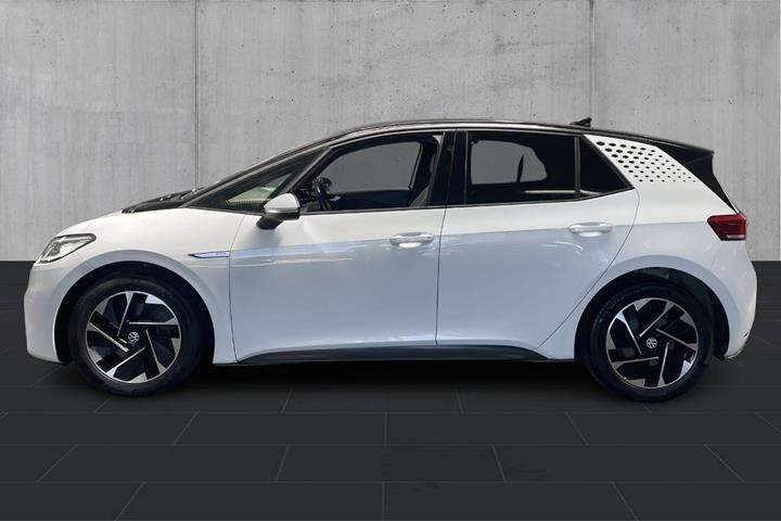 Hvid VW ID.3 fra 2021
