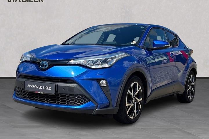 Blå Toyota C-HR fra 2021