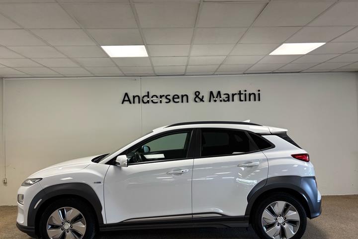 Hvid Hyundai Kona fra 2020
