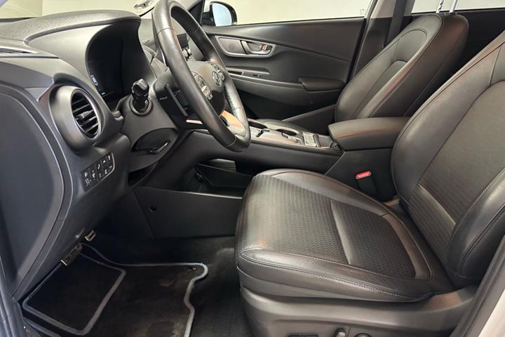Hvid Hyundai Kona fra 2020