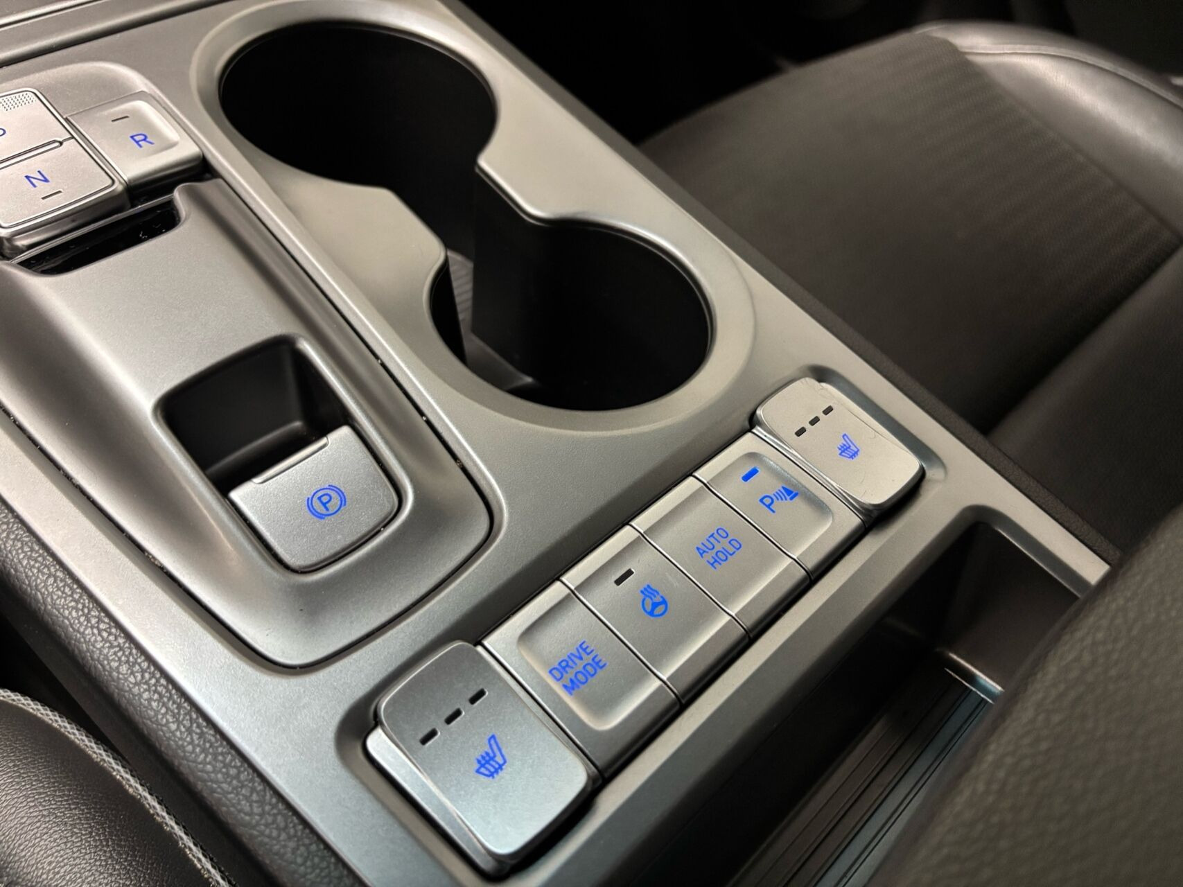 Hvid Hyundai Kona fra 2020