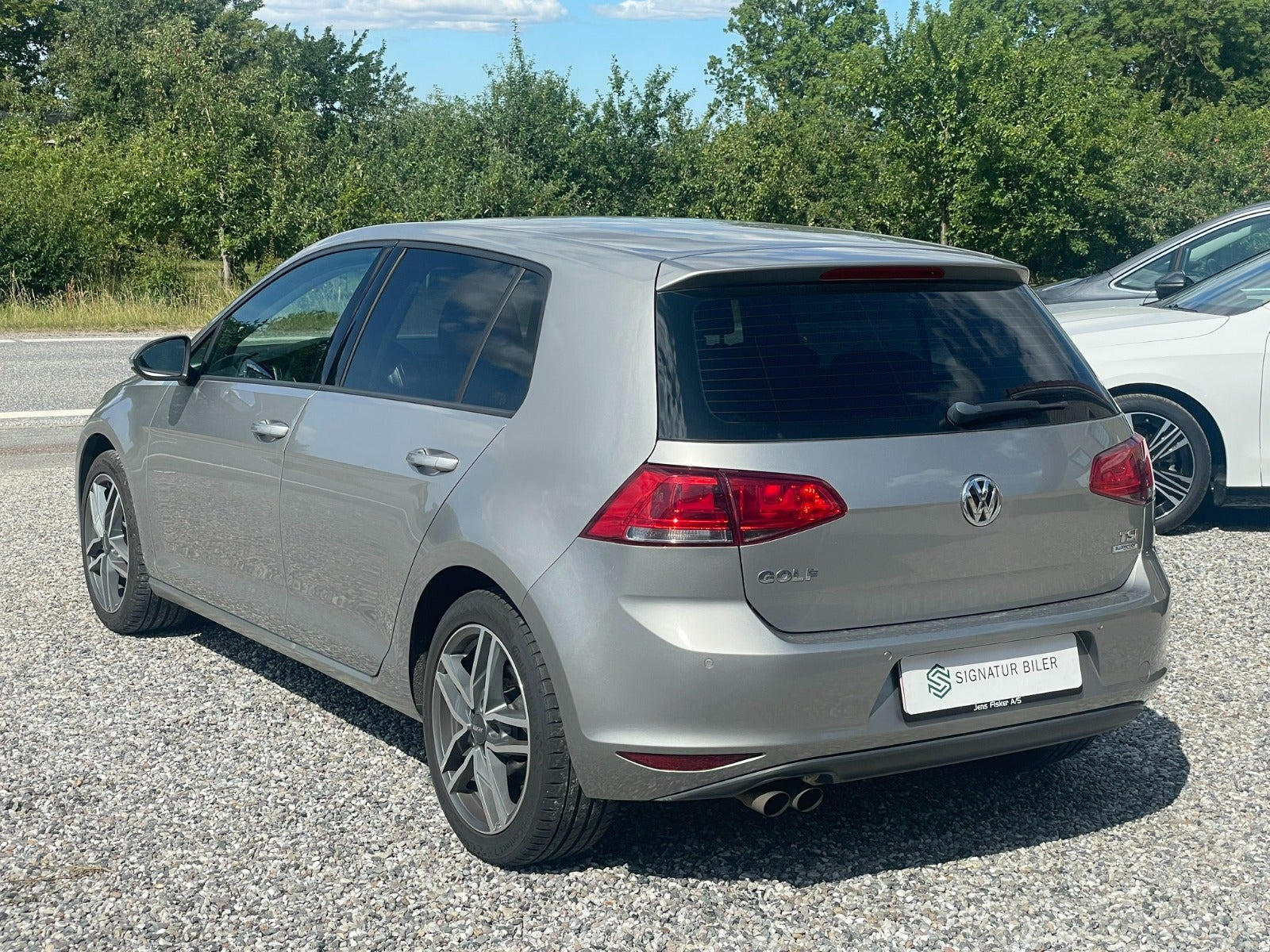 Sølv VW Golf VII fra 2013
