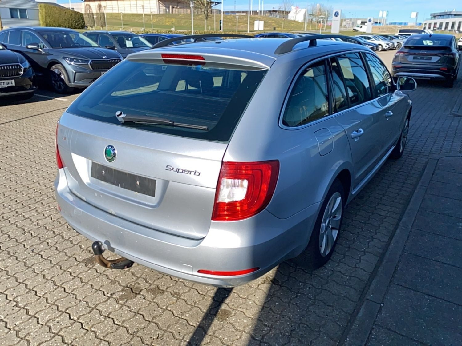 Sølv Skoda Superb fra 2012