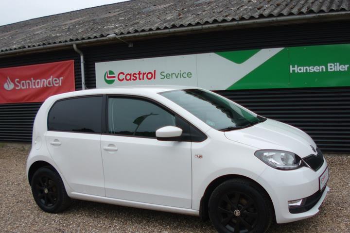 Hvid Skoda Citigo fra 2019