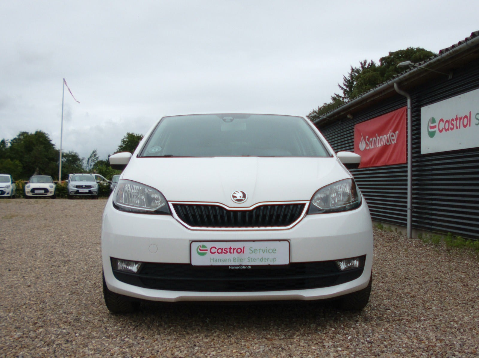 Hvid Skoda Citigo fra 2019