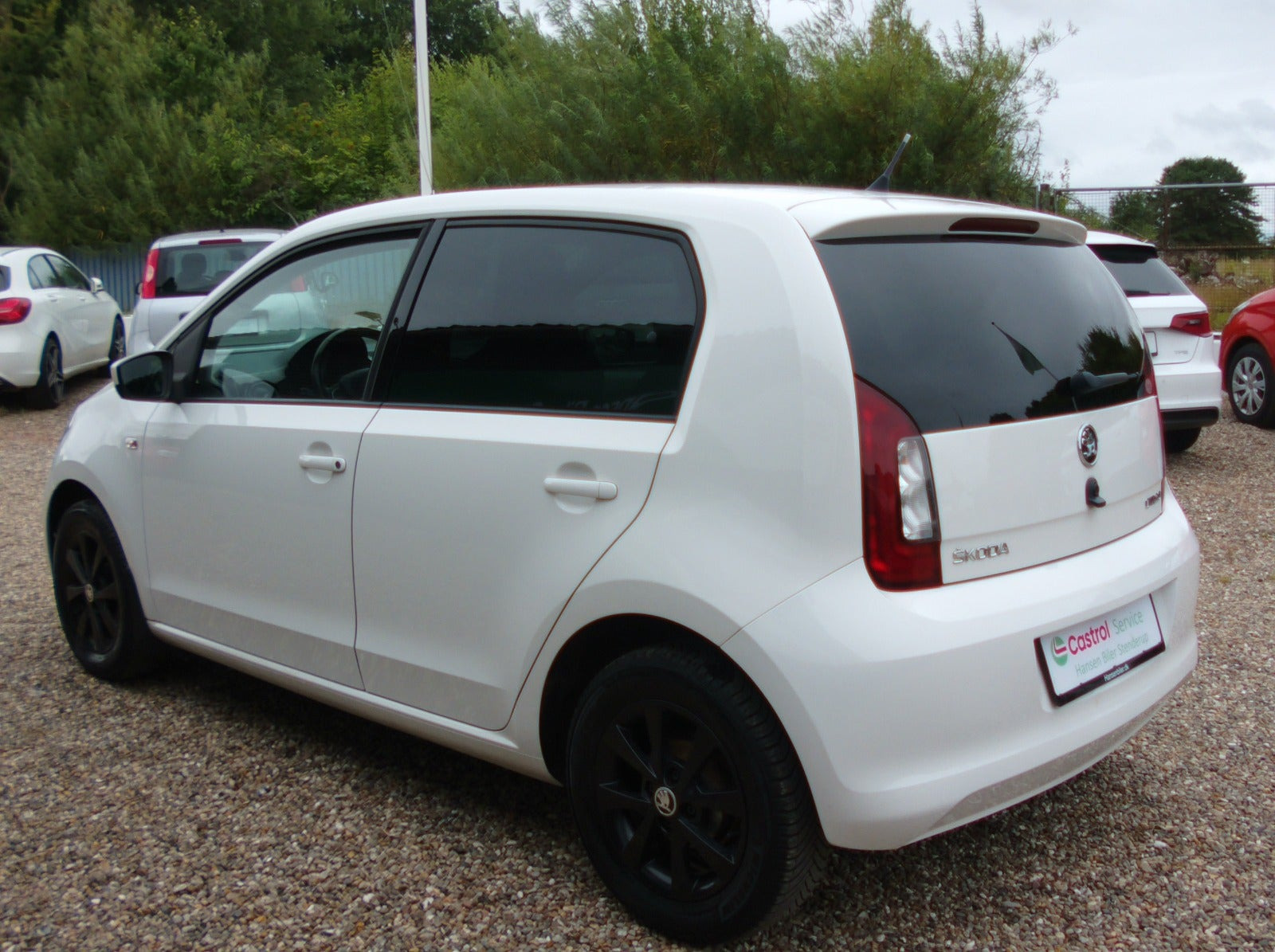 Hvid Skoda Citigo fra 2019