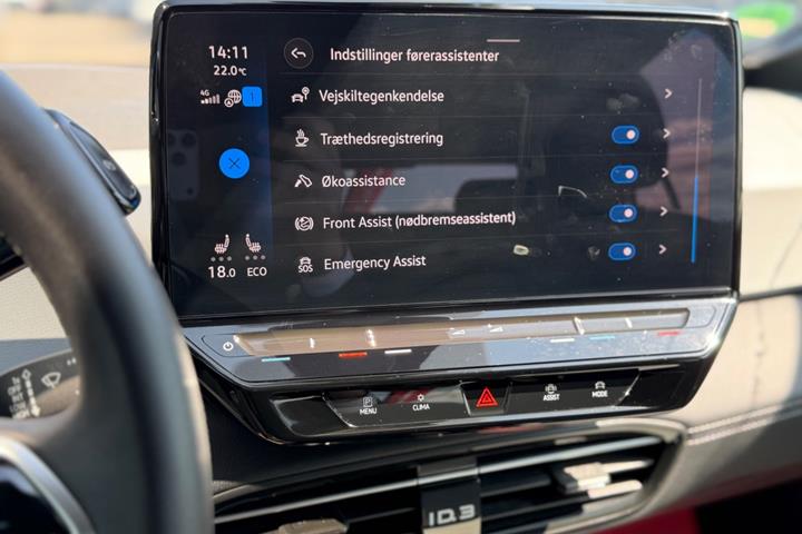 Grøn VW ID.3 fra 2023