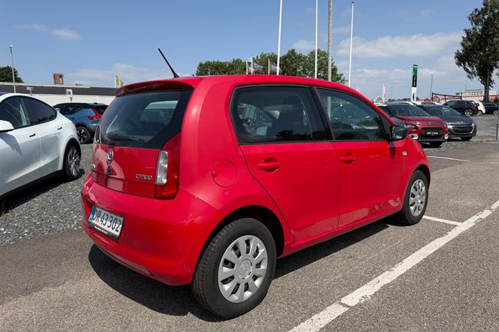 Rød Skoda Citigo fra 2014