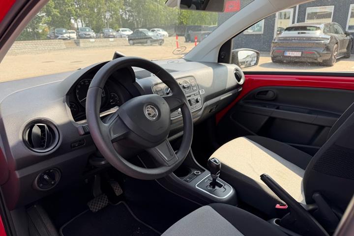Rød Skoda Citigo fra 2014