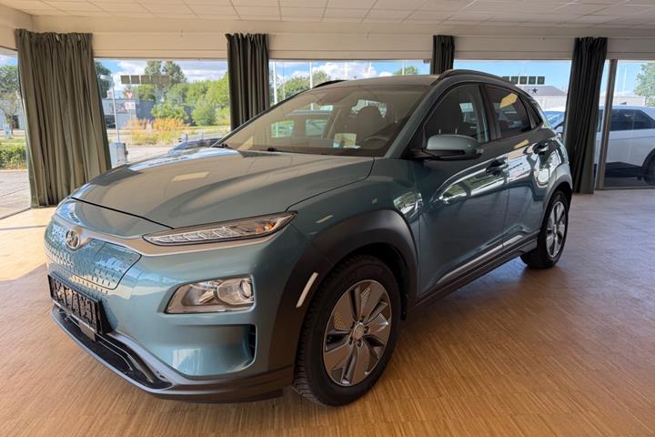 Blå Hyundai Kona fra 2020