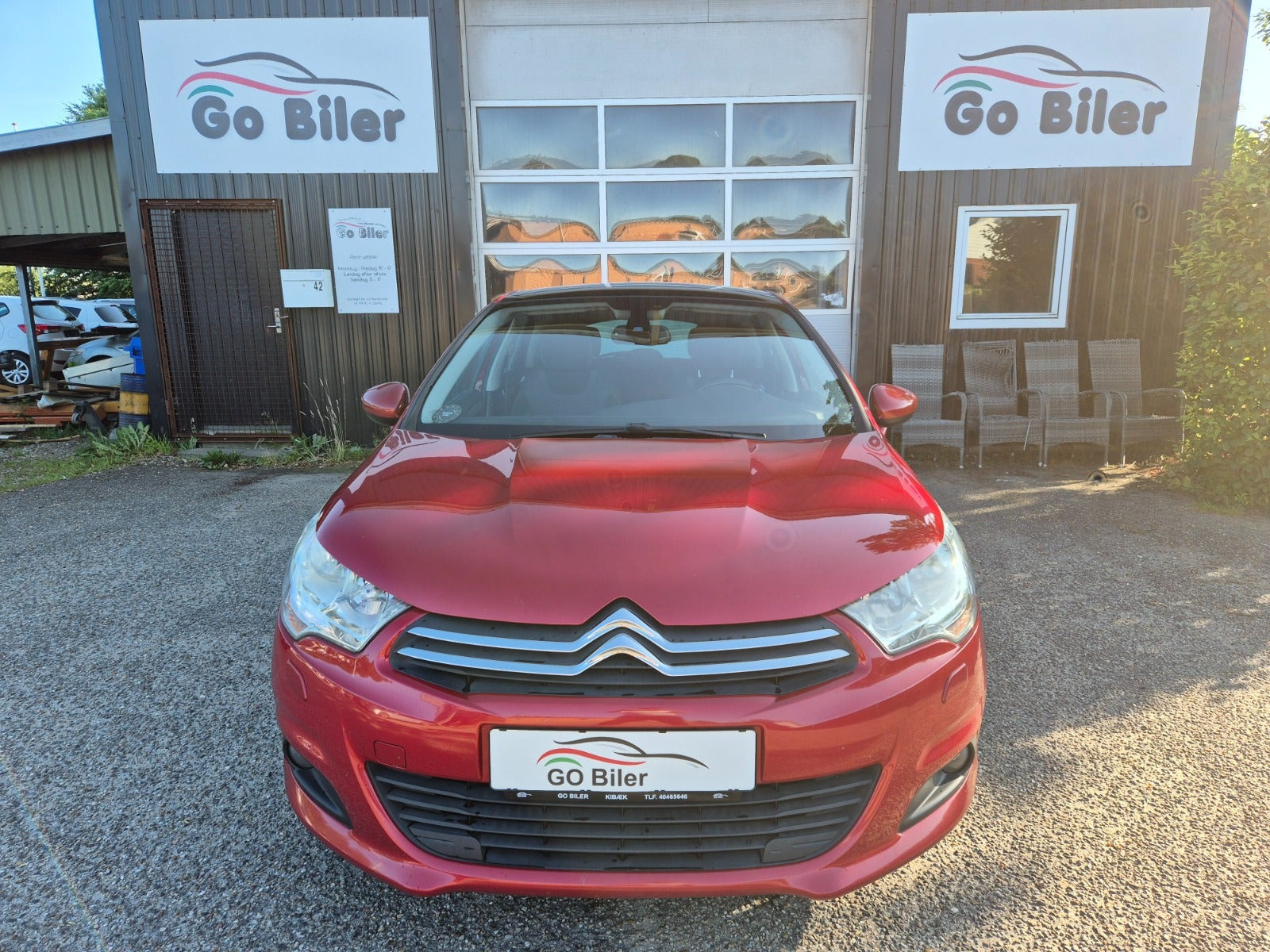 Grøn Citroën C4 fra 2010