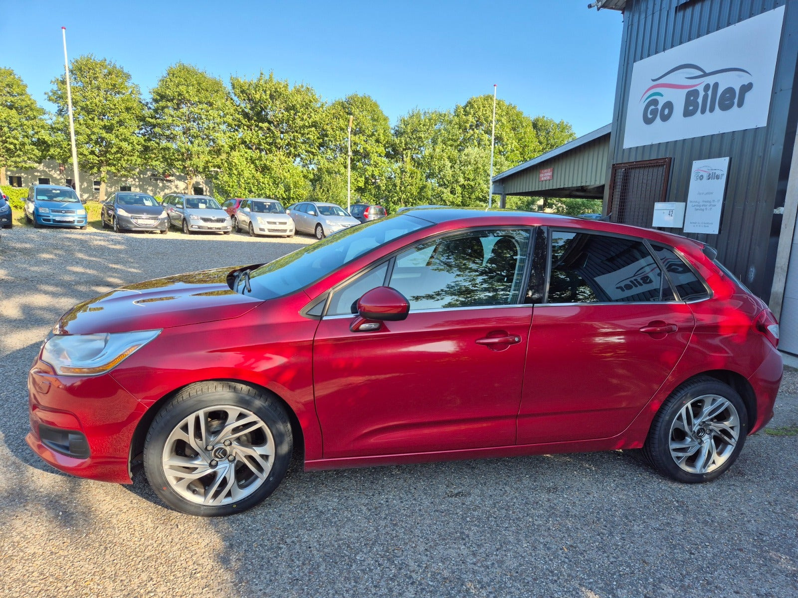 Grøn Citroën C4 fra 2010