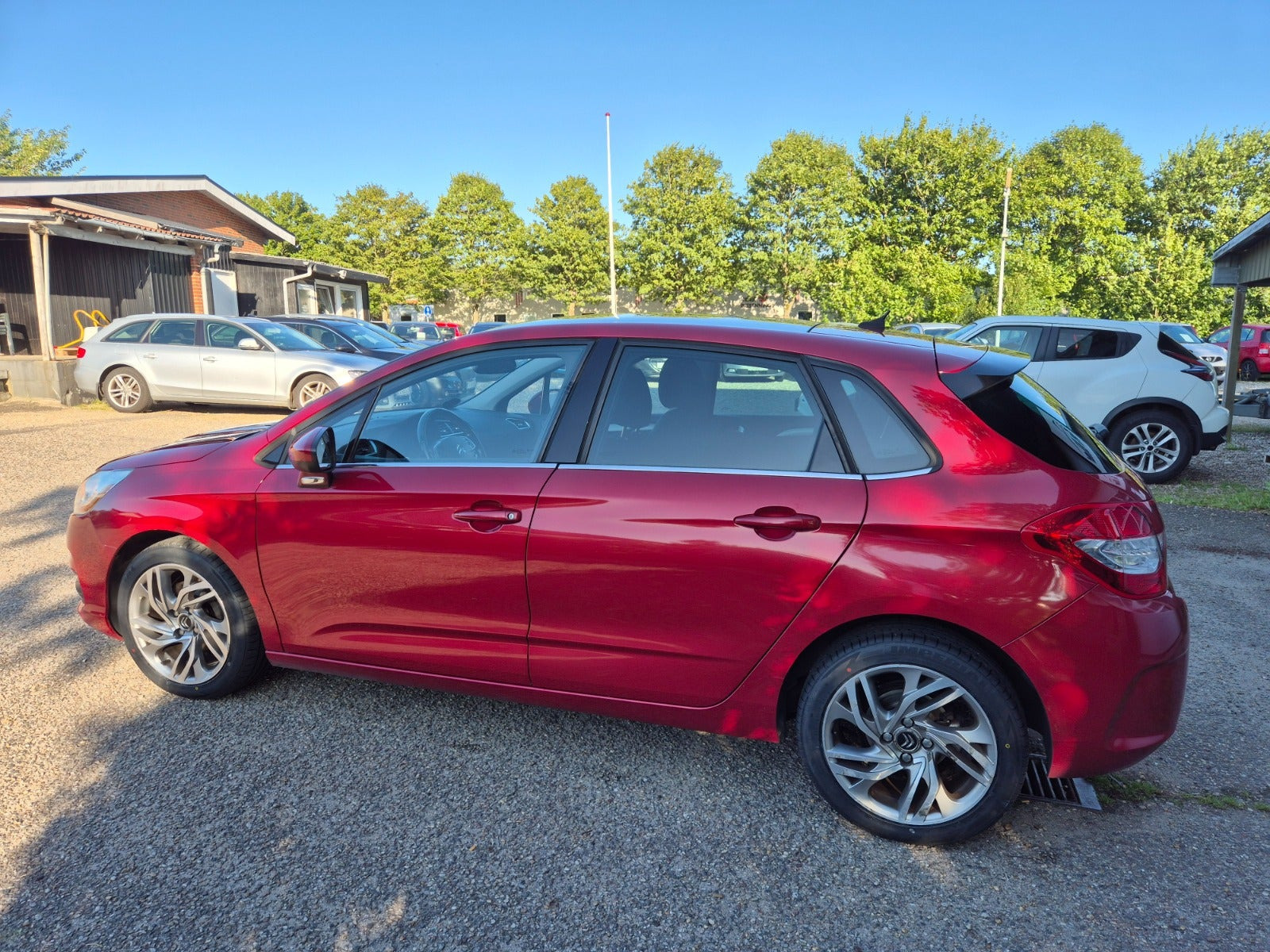 Grøn Citroën C4 fra 2010