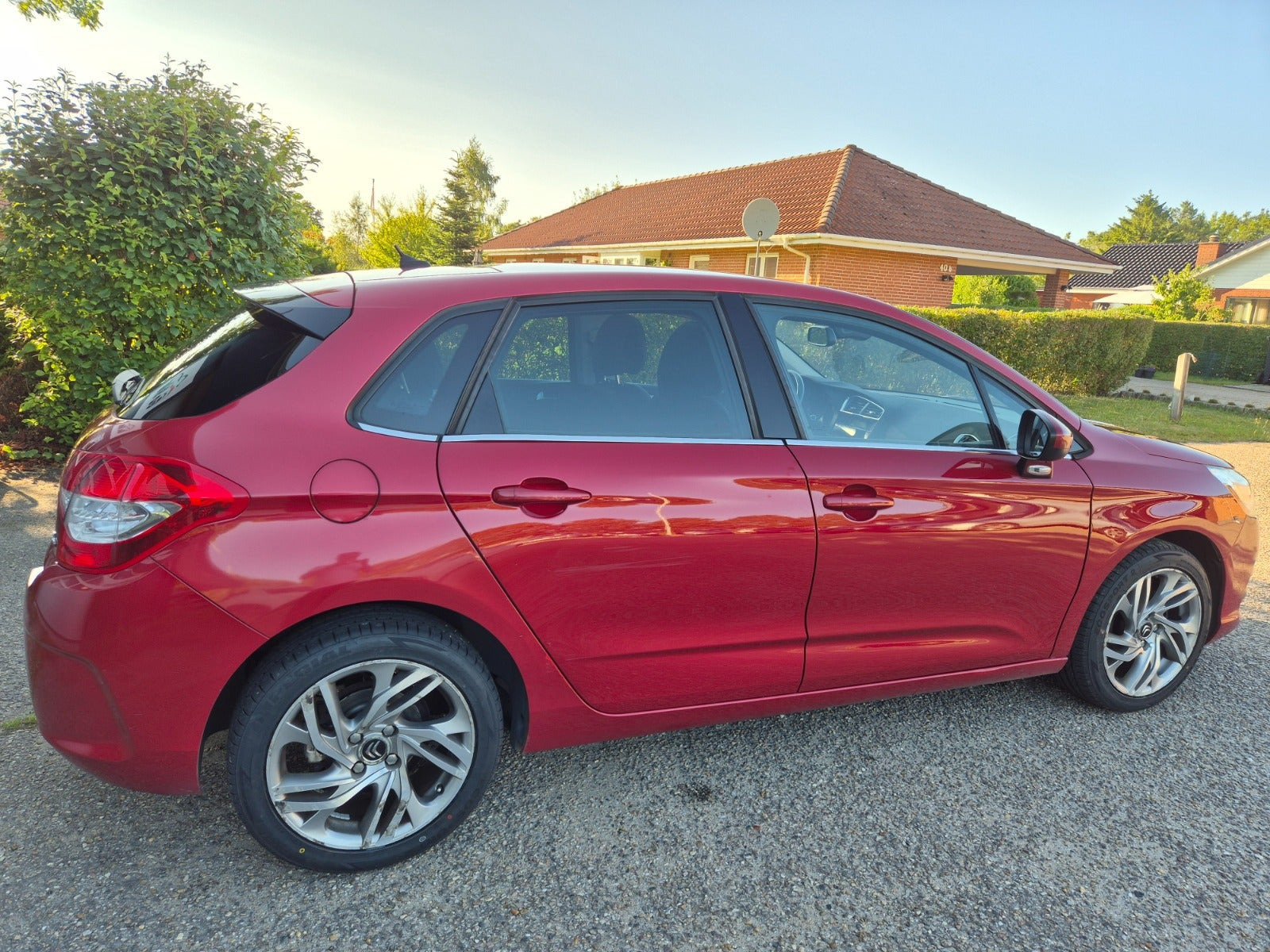 Grøn Citroën C4 fra 2010