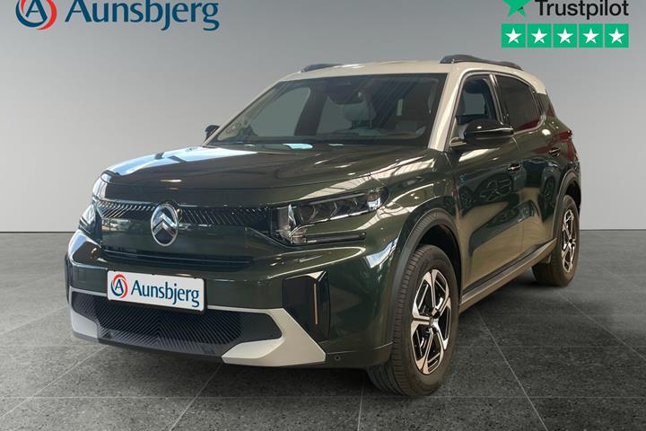 Grøn Citroën e-C3 Aircross fra 2025 set udefra