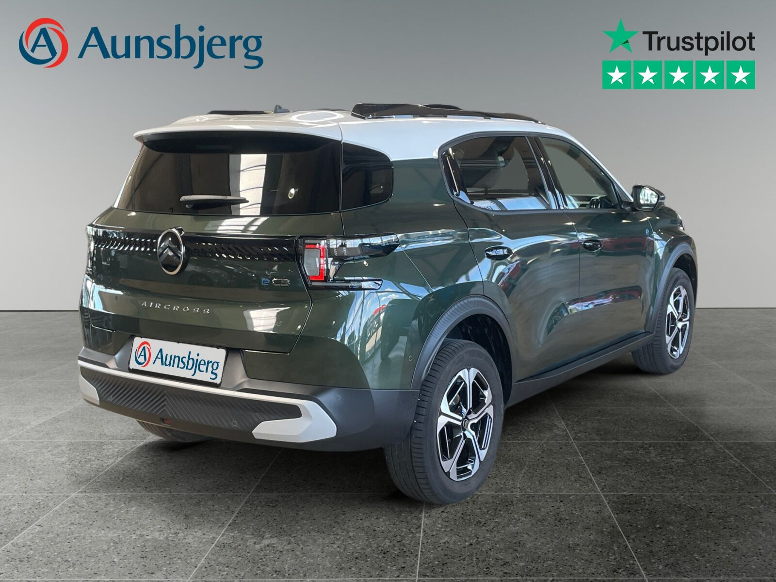 Grøn Citroën e-C3 Aircross fra 2025