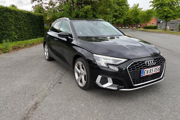 Sort Audi A3 fra 2020