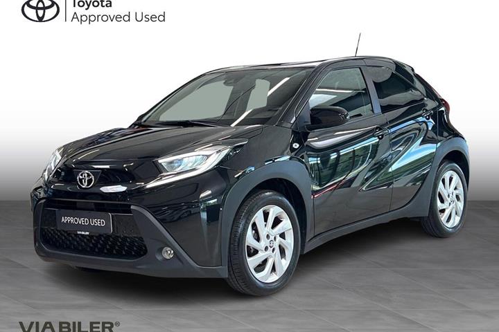 Sort Toyota Aygo X fra 2023