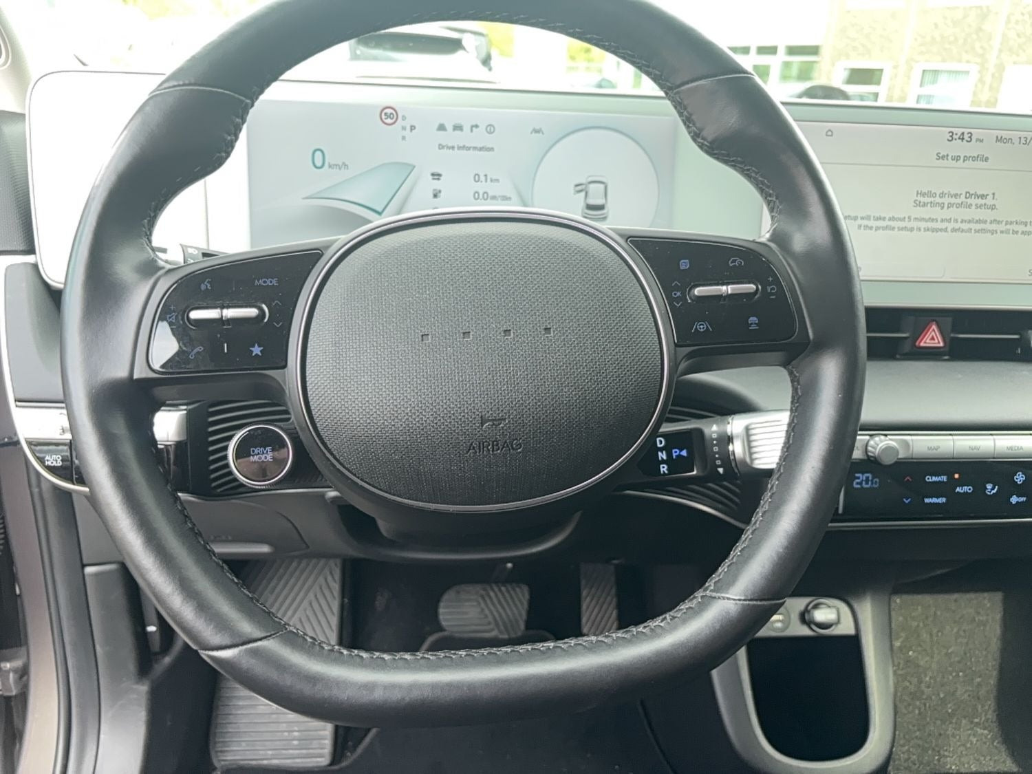 Grå Hyundai Ioniq 5 fra 2022