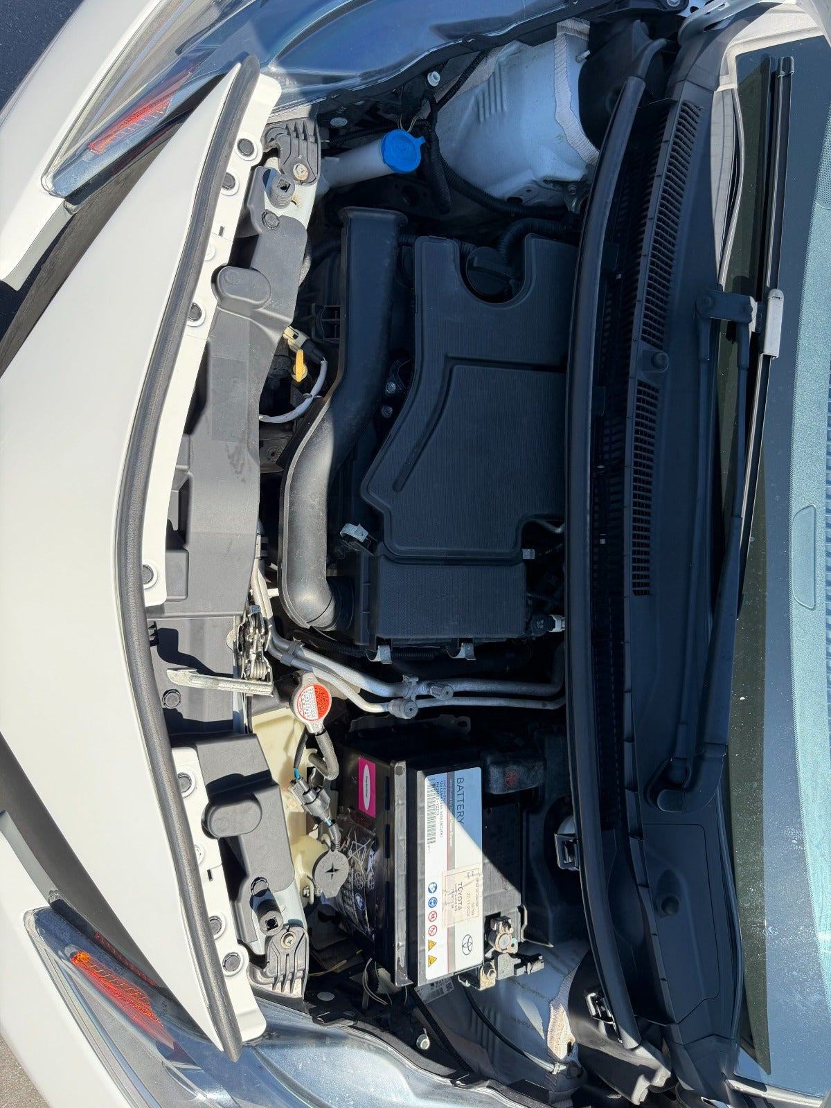 Hvid Toyota Aygo fra 2015