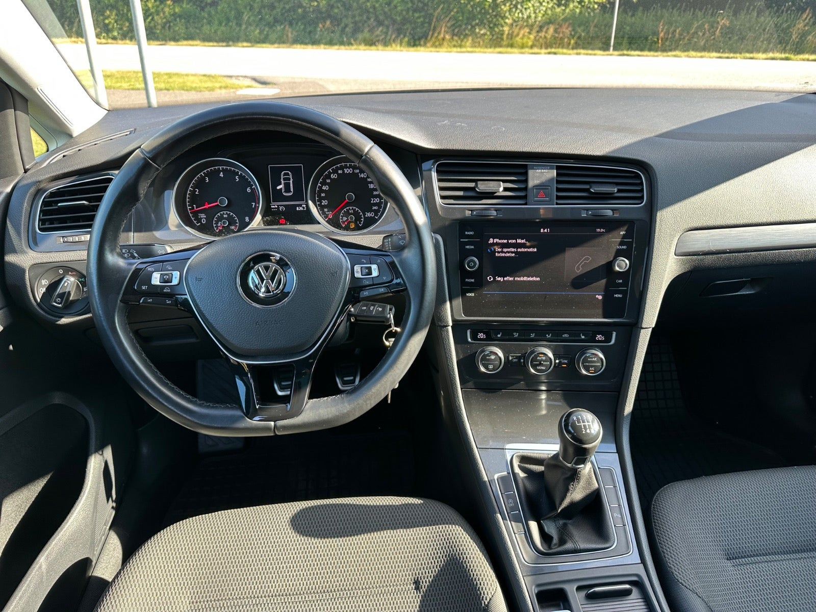 Sort VW Golf VII fra 2018