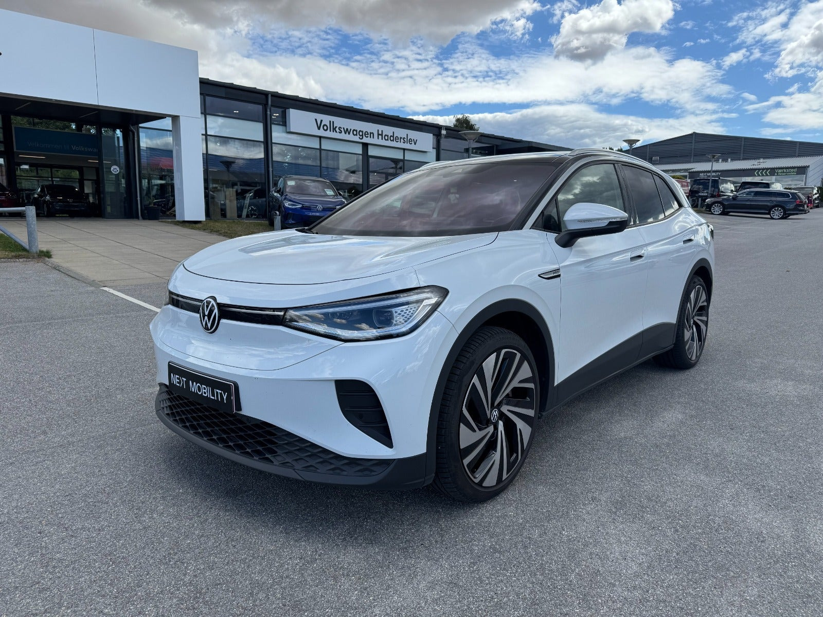 Rød VW ID.4 fra 2021