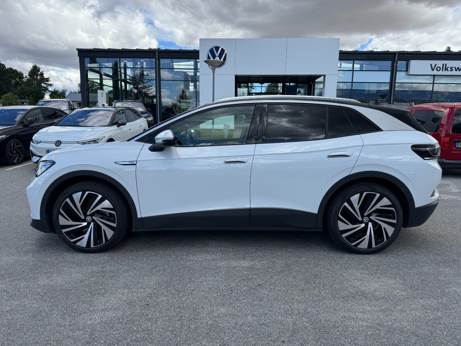 Rød VW ID.4 fra 2021