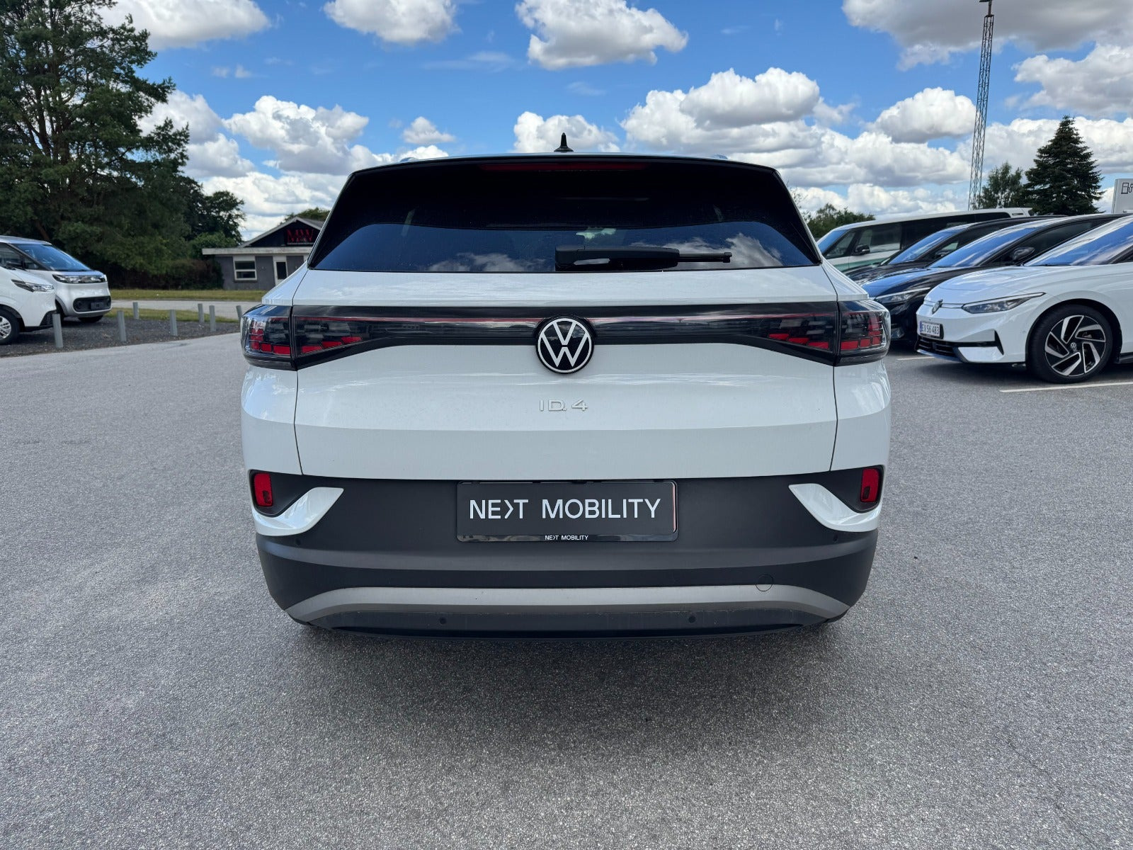 Rød VW ID.4 fra 2021