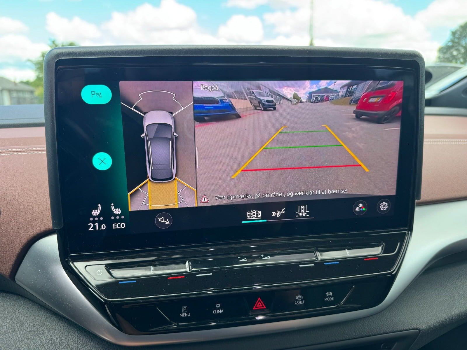 Rød VW ID.4 fra 2021