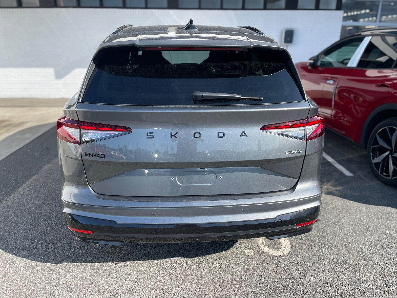 Grå Skoda Enyaq fra 2027