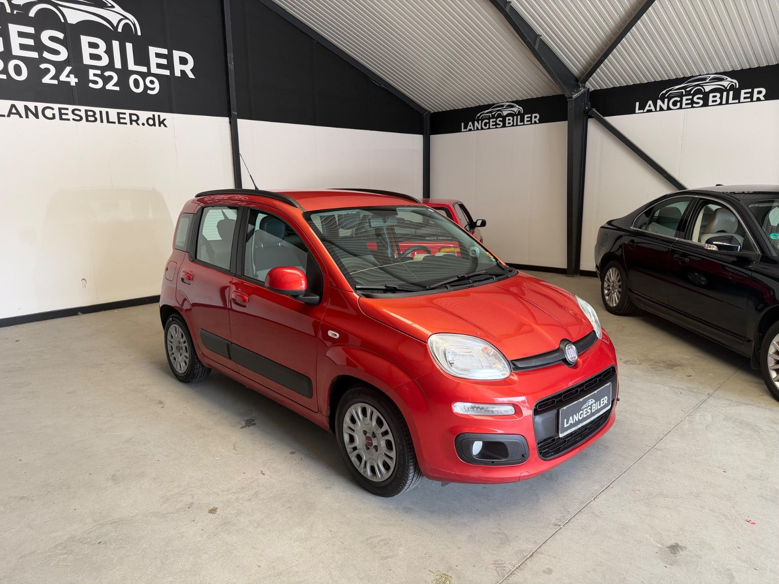 Grå Fiat Panda fra 2012