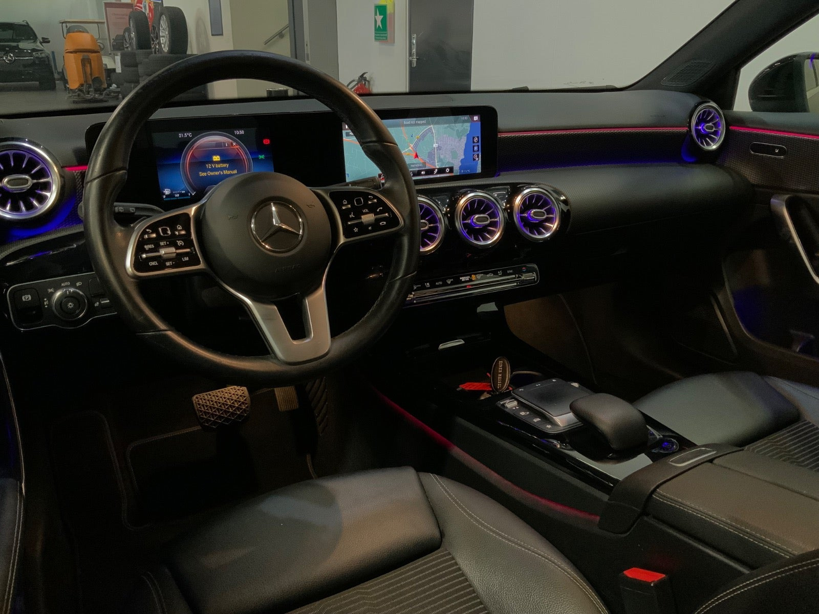 Sort Mercedes A200 d fra 2021
