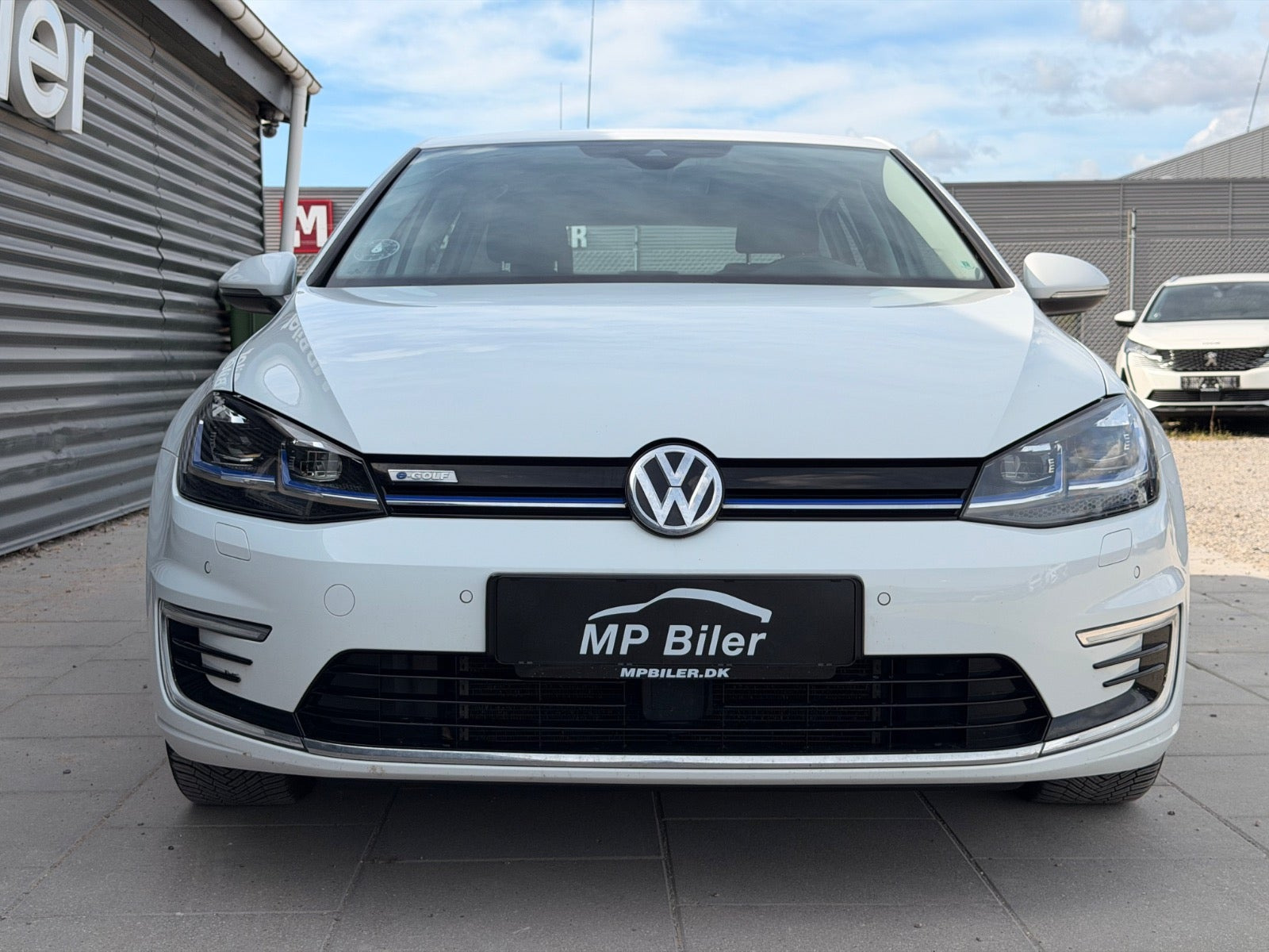 Hvid VW e-Golf VII fra 2020