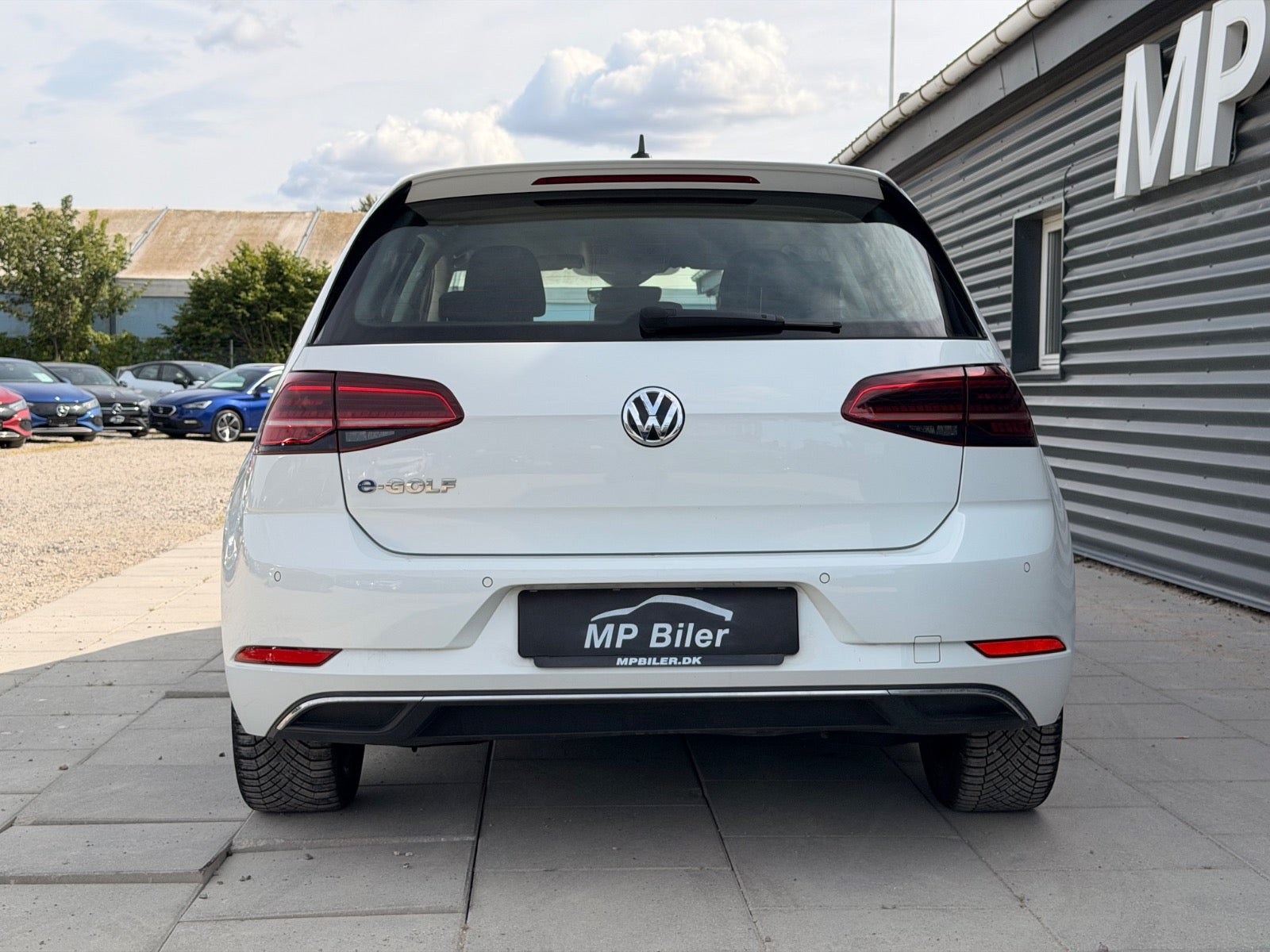 Hvid VW e-Golf VII fra 2020