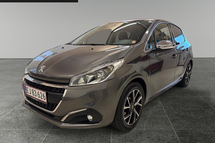 Grå Peugeot 208 fra 2019