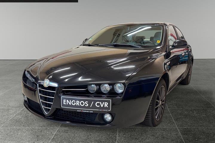 Sort Alfa Romeo 159 fra 2007 set udefra