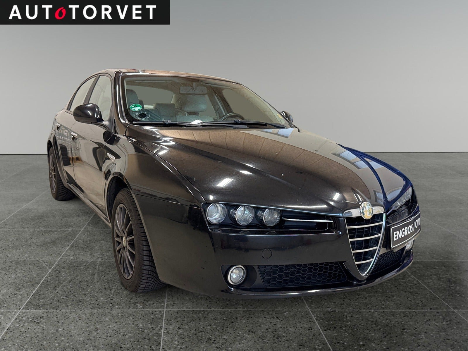 Sort Alfa Romeo 159 fra 2007 set udefra