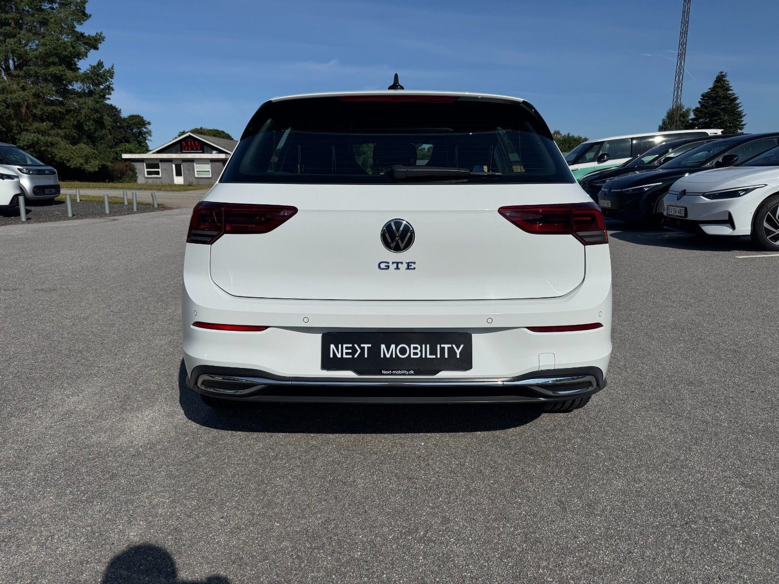Hvid VW Golf VIII fra 2020