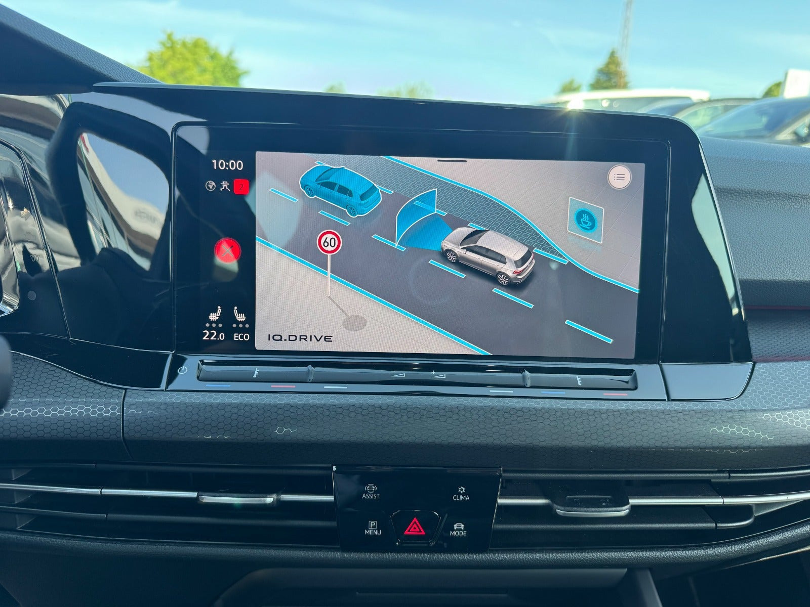 Hvid VW Golf VIII fra 2020