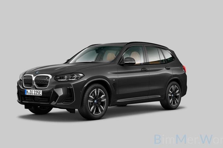 Grå BMW iX3 fra 2023