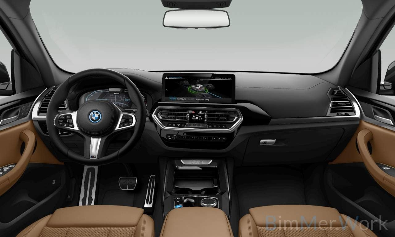 Grå BMW iX3 fra 2023
