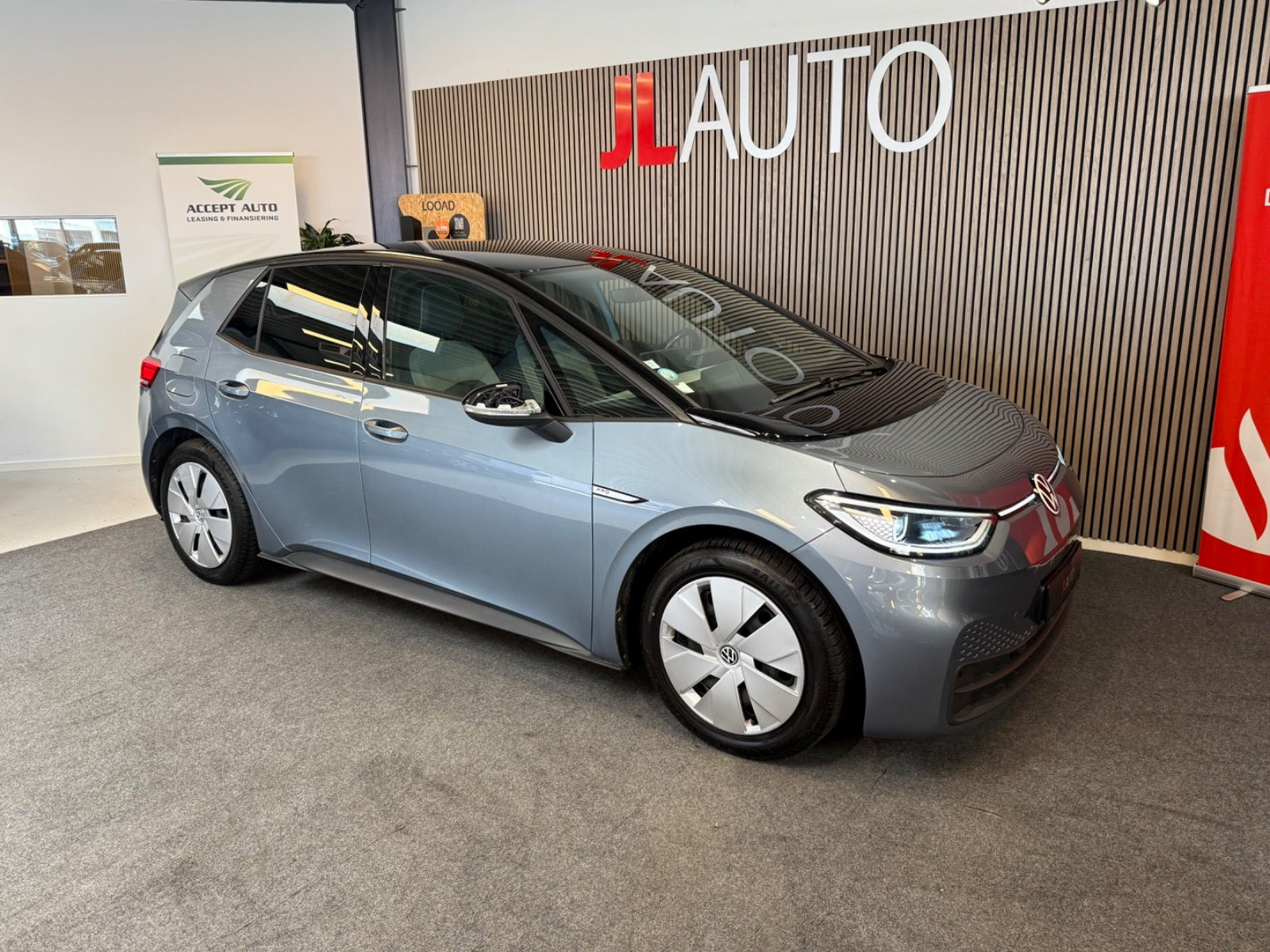 Blå VW ID.3 fra 2021