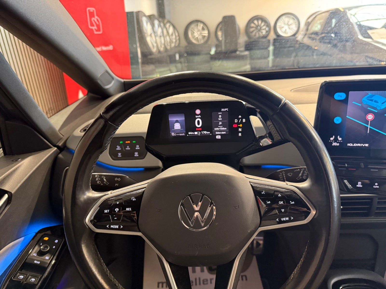 Blå VW ID.3 fra 2021