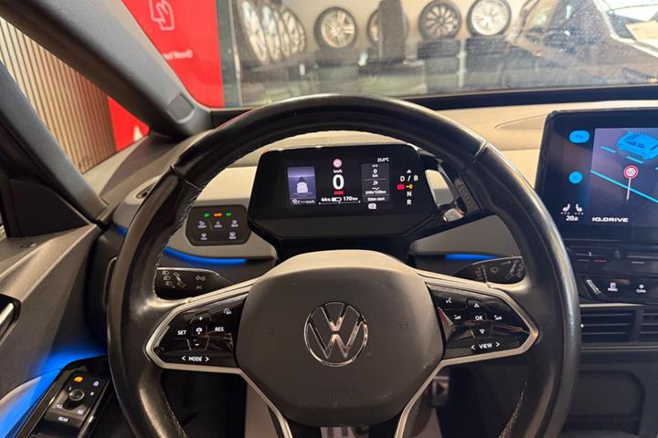 Blå VW ID.3 fra 2021