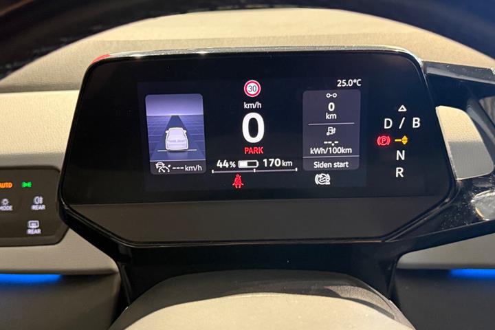 Blå VW ID.3 fra 2021