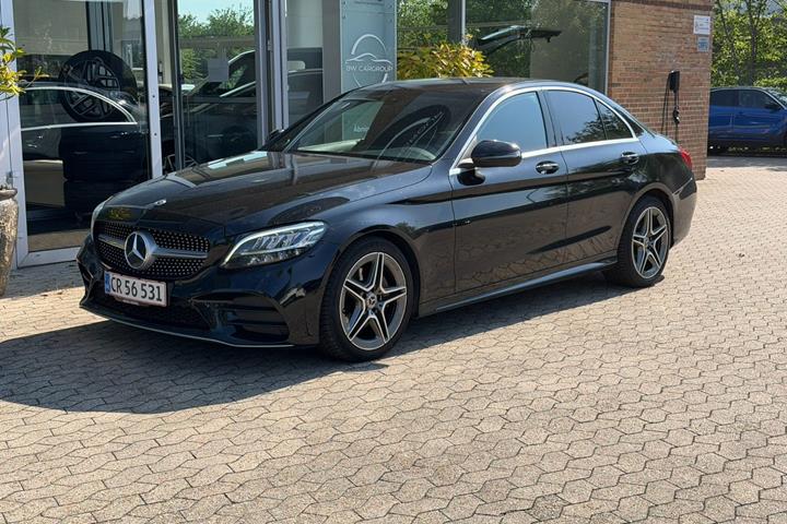 Sort Mercedes C220 d fra 2019