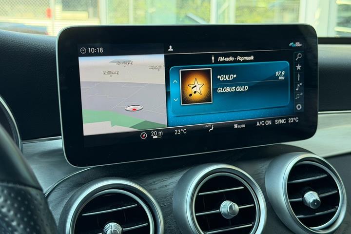 Sort Mercedes C220 d fra 2019
