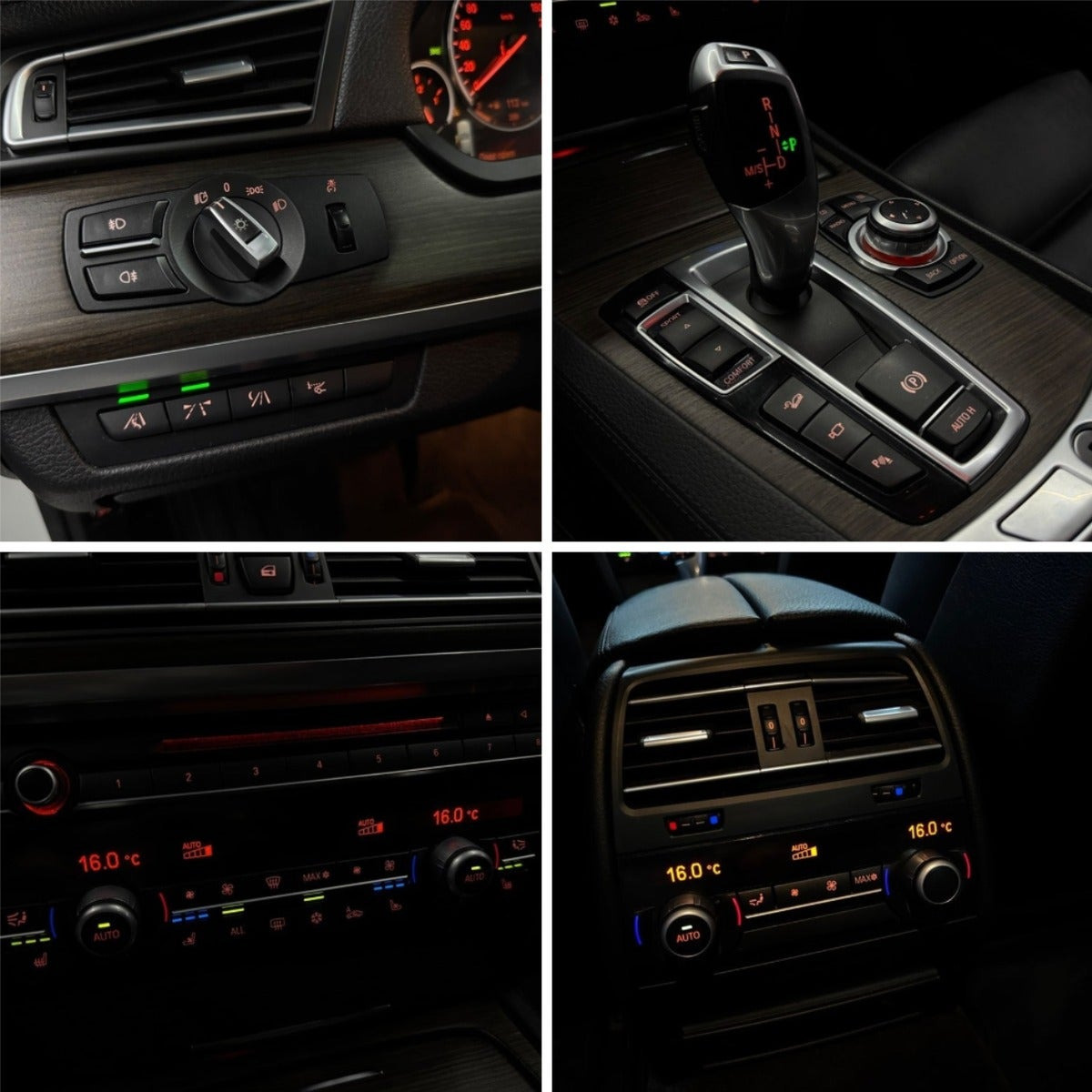 Hvid BMW 750i fra 2009