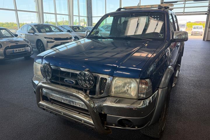 Blå Ford Ranger fra 2005